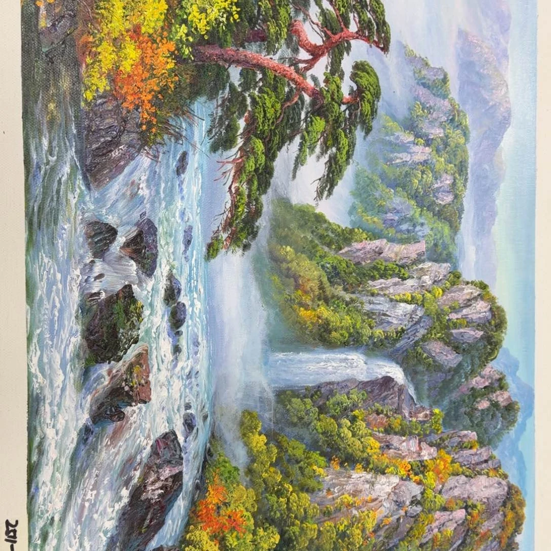 油画在哪呢我想问一下