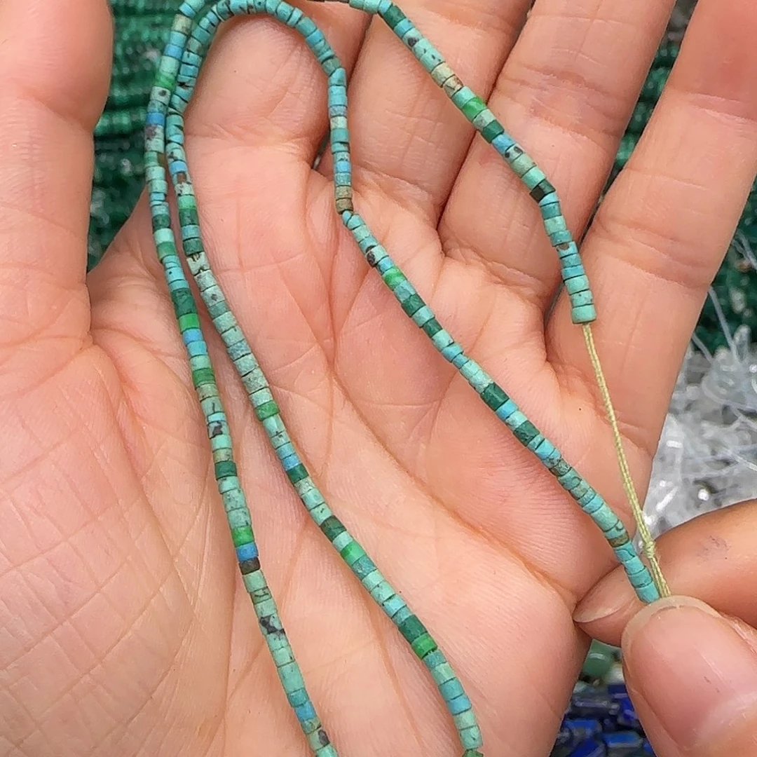 玛瑙/玉髓合金珠宝半成品2mm一条