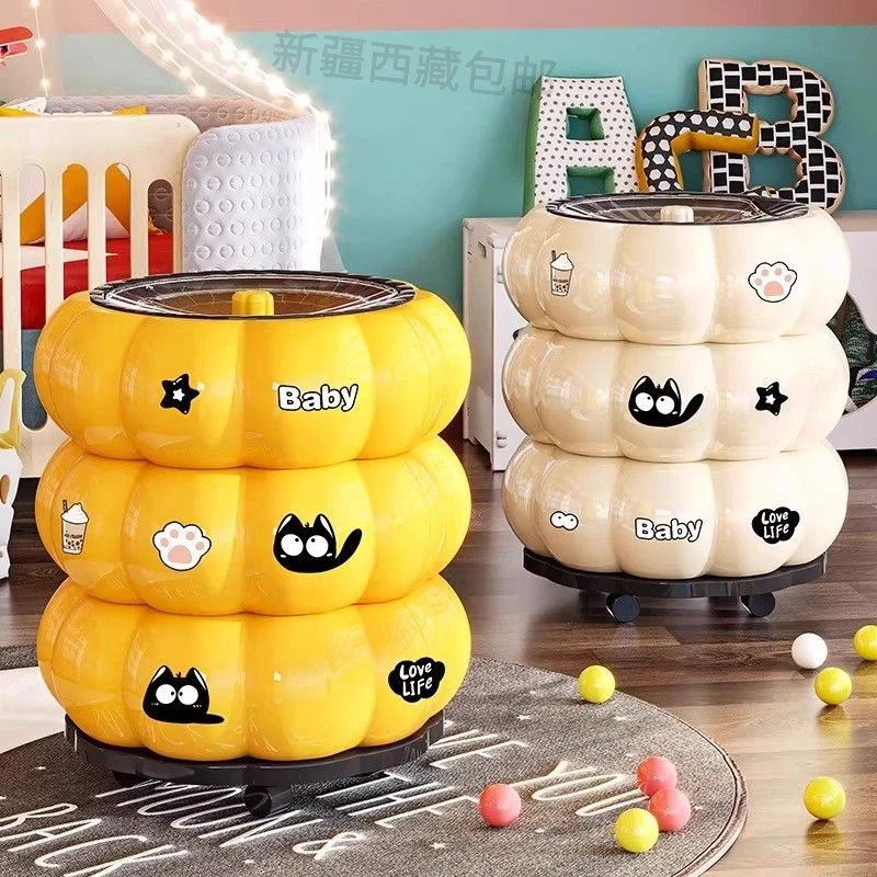 新疆西藏包邮风垃圾桶家用落地摆件高颜值潮客厅轻奢移动厨房高档