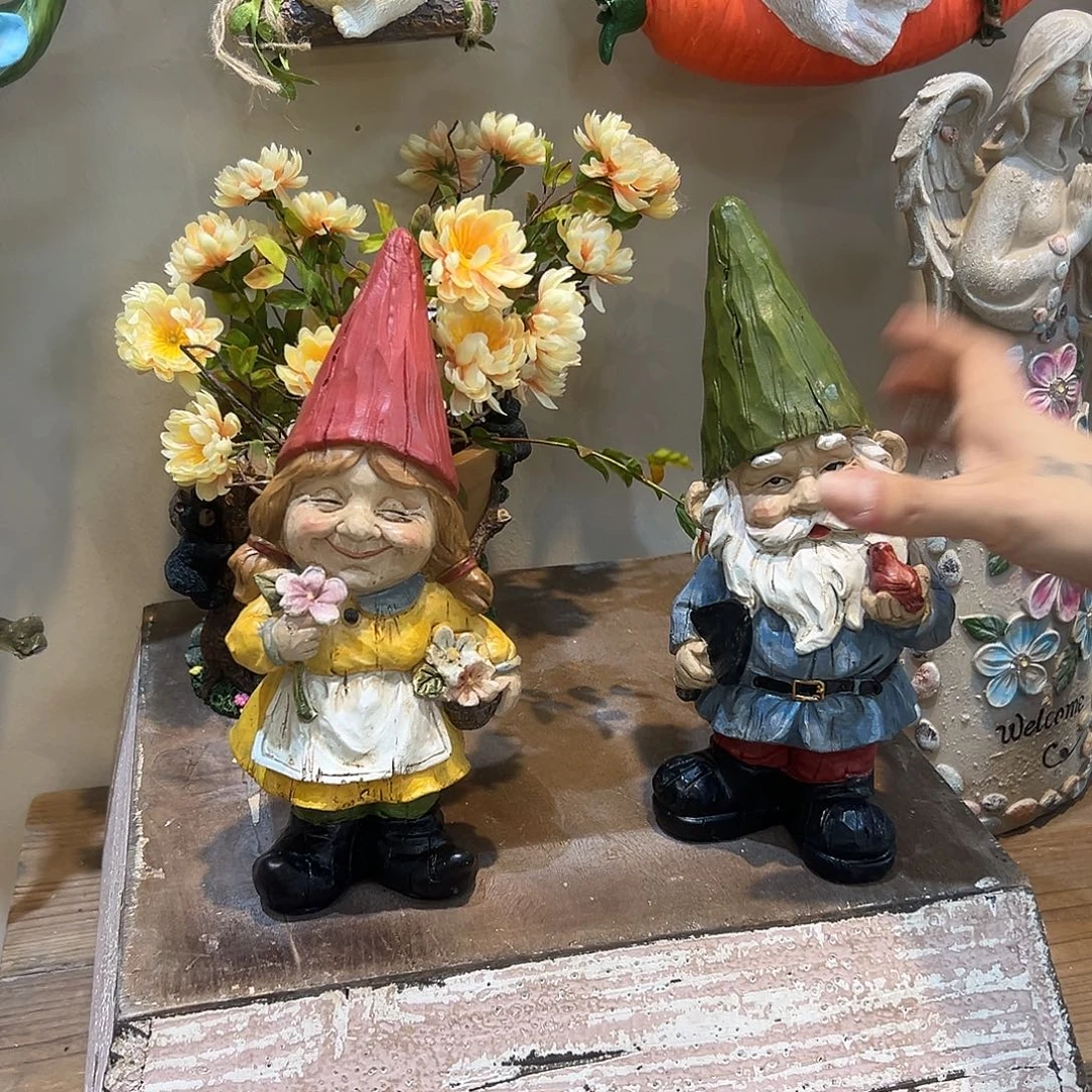 花园摆件红红火火