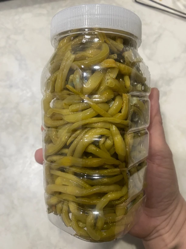 广西梧州农家豆角酸喝粥配菜神菜百吃不腻开胃菜脆口微酸