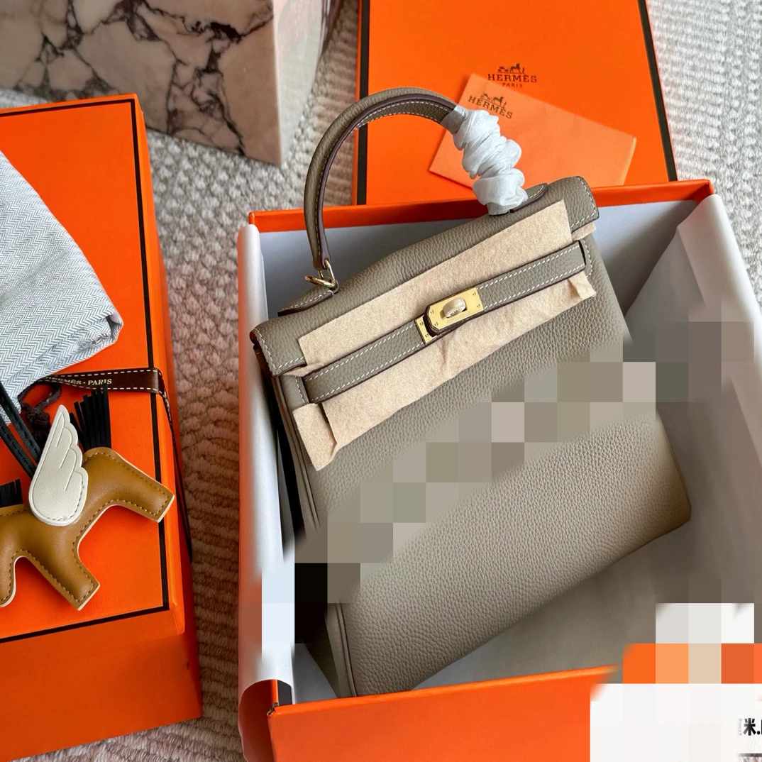 KL手拎单肩斜挎包轻奢女包时尚百搭凯莉包手提斜跨包