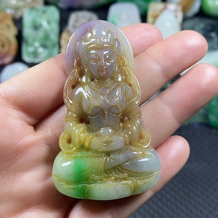 紫金钵盂菩提吊坠