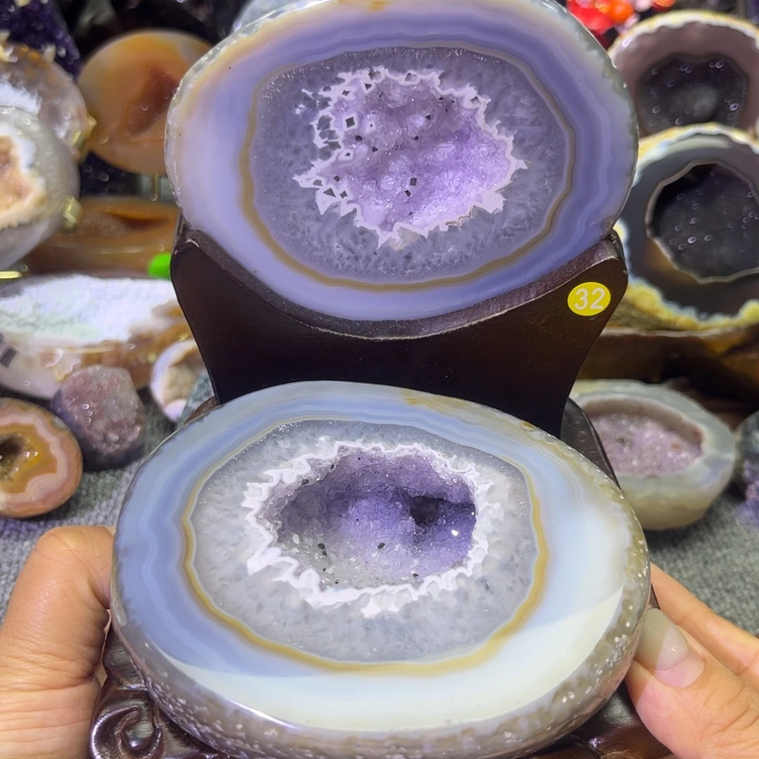 未镶嵌摆件紫晶水晶