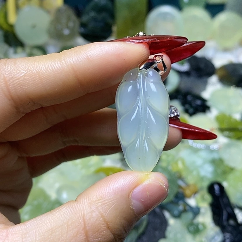 【闪购商品】蛇纹石玉颈饰未镶嵌G****调