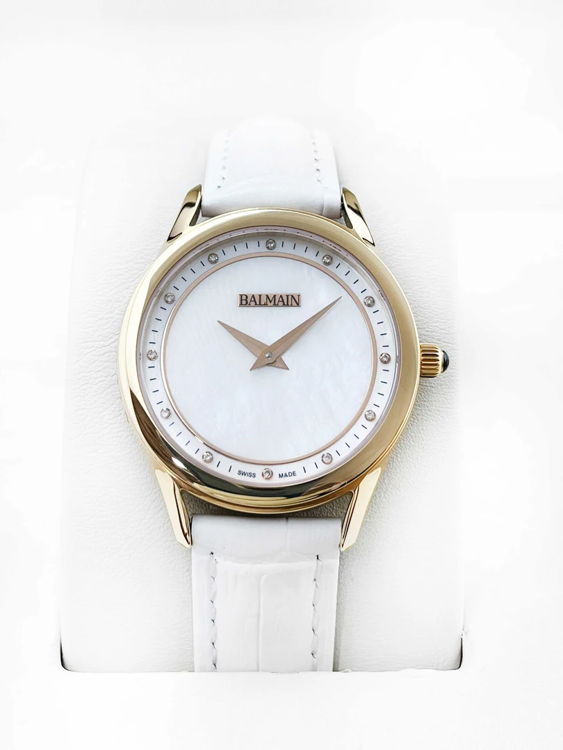 99新 BALMAIN/巴尔曼 云时臻品/艺术家系列/盒子/34mm石英女款