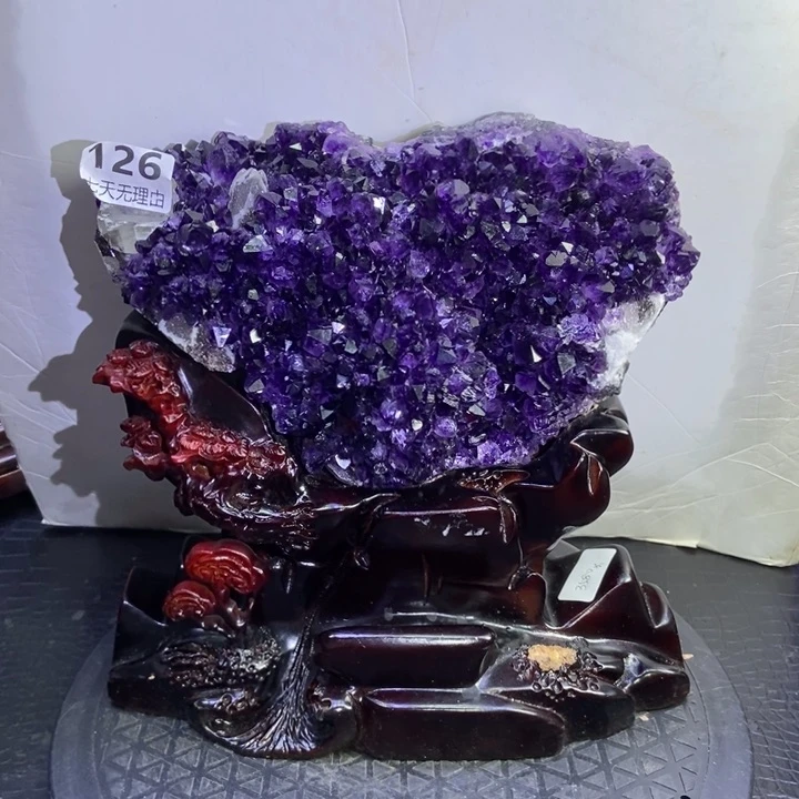 未镶嵌大型摆件（非配饰）紫晶