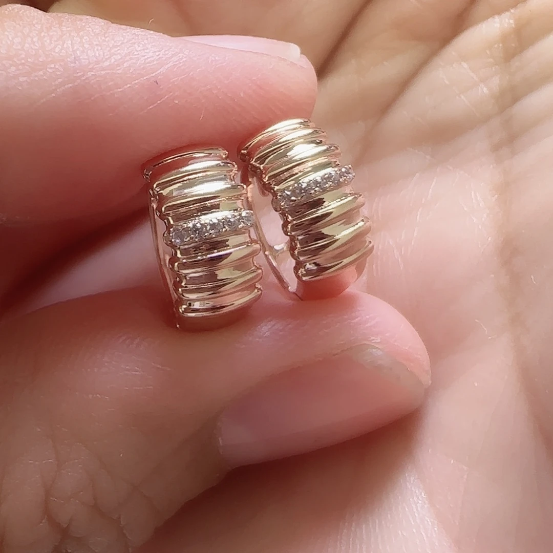 18K金耳饰多样性发货其一