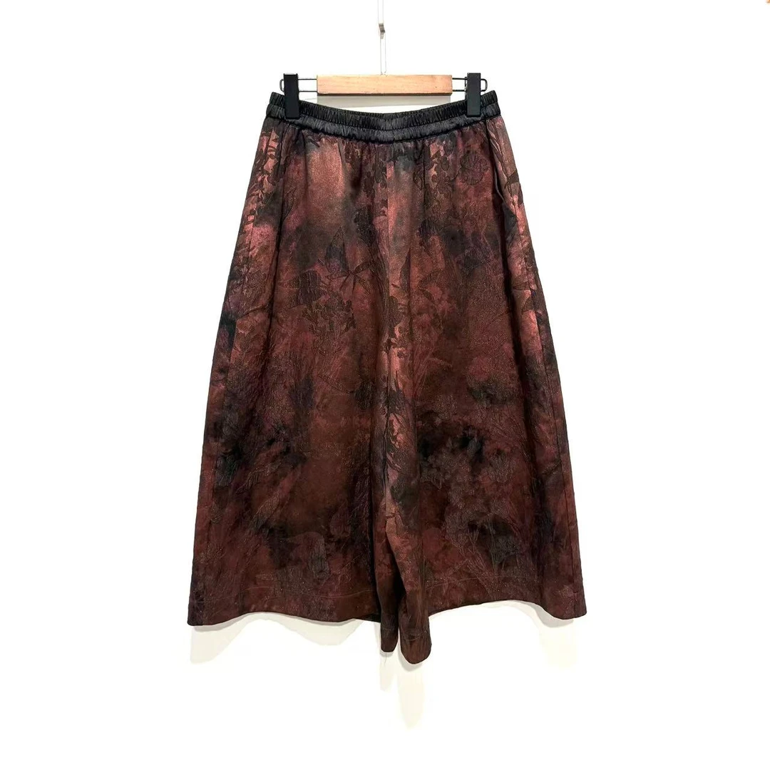 朱总原创设计XZK154J丝涤花韵裤子