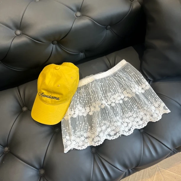 Ni Ni定制款内搭蕾丝神器小半裙百搭