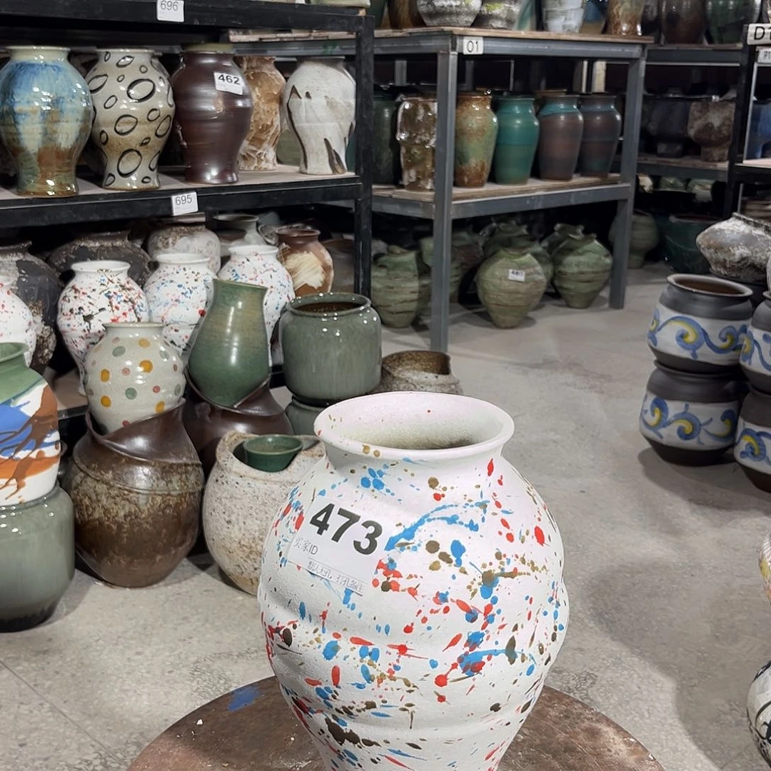 景德镇陶瓷花器默认无孔编号473