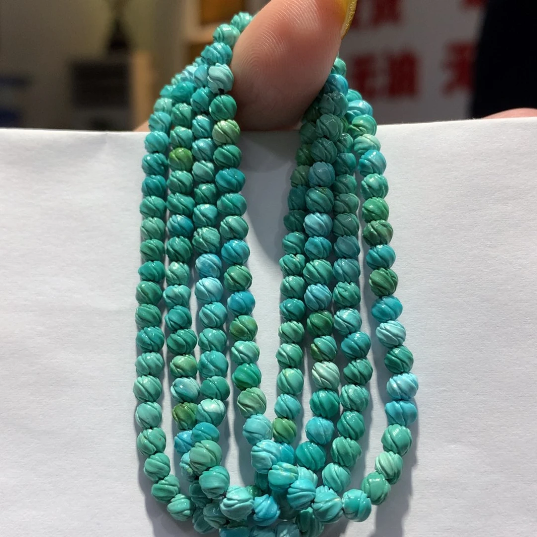 未镶嵌绿松石长链