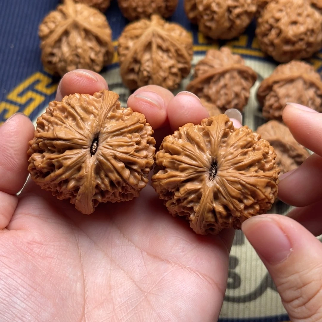 疯***兵文玩核桃吊坠女娲石40