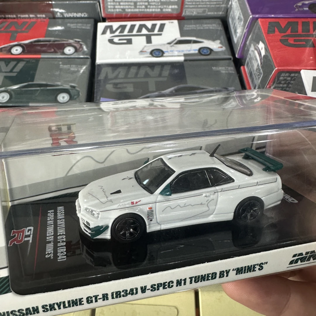 inno 1:64 尼桑gtr r34  vspec n1 “mine s”版 全新未拆