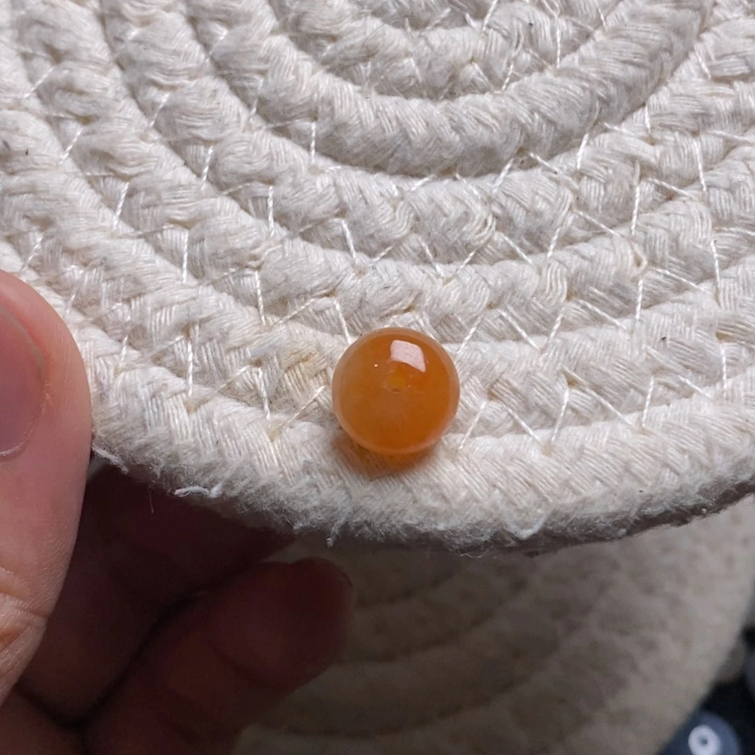 翡翠散珠凹**?9.9×7天然翡翠A货散珠