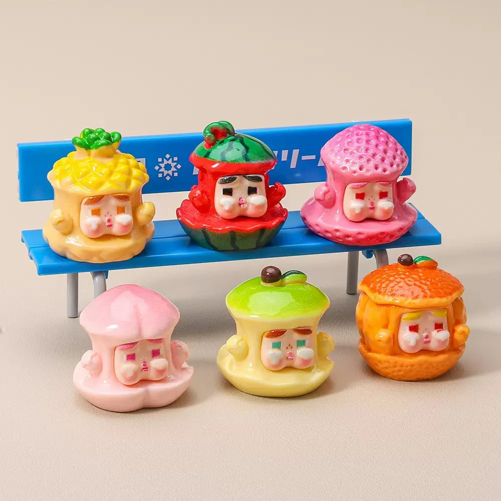 【微景观水果哭娃】树脂摆件 手工diy