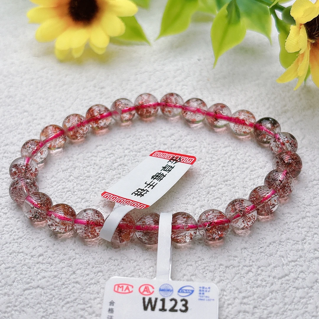 【阿波严选】天然金草莓手链-W123