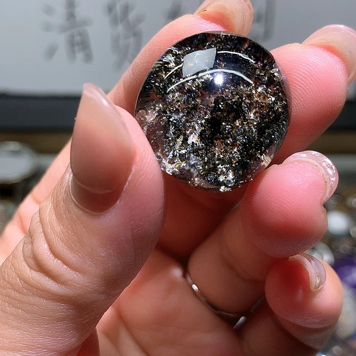 水晶珠宝半成品未镶嵌山*