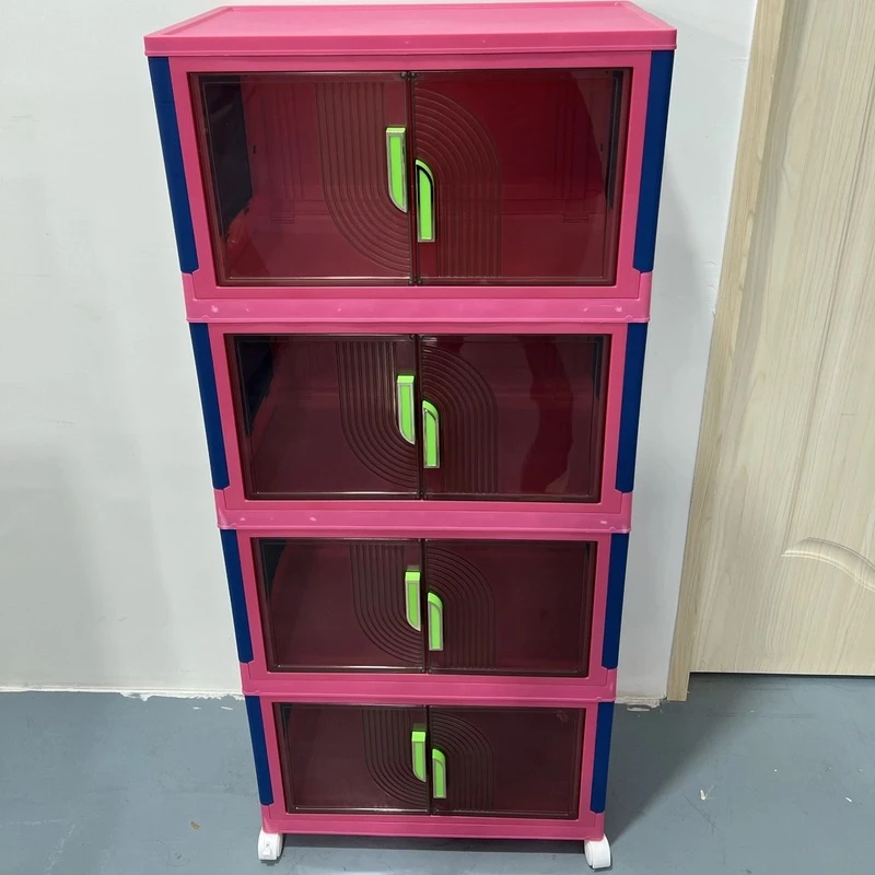 多巴胺大容量透明折叠收纳柜