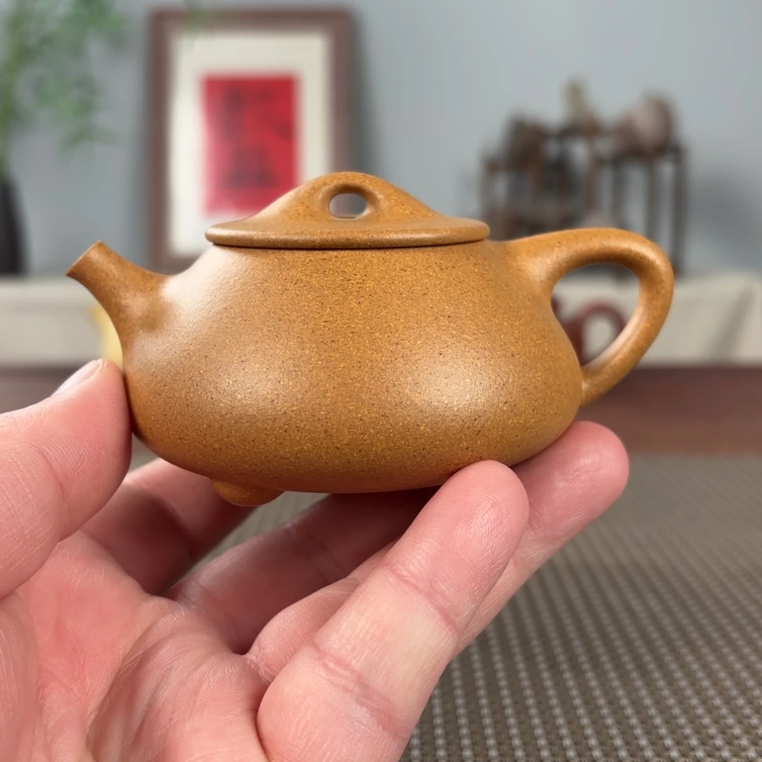 紫砂茶壶黄龙山原矿紫砂壶150