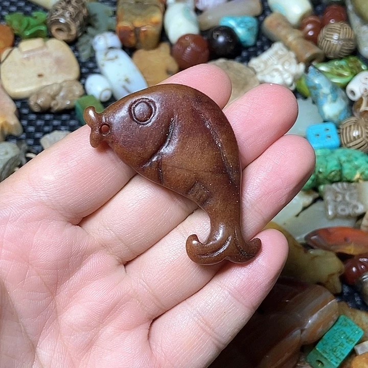 和田玉未镶嵌颈饰121