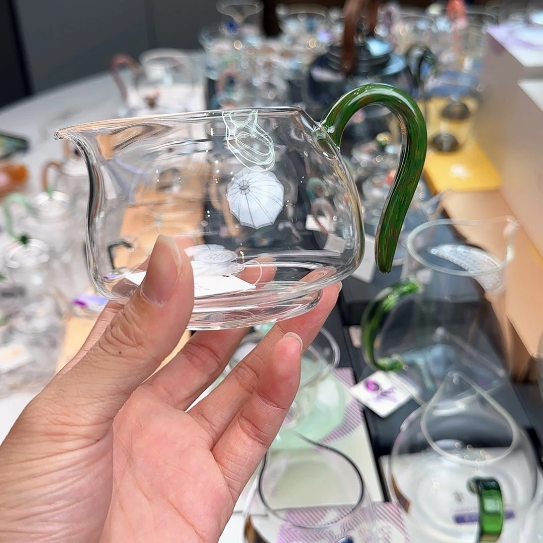 禾器绿彩淡然公道杯