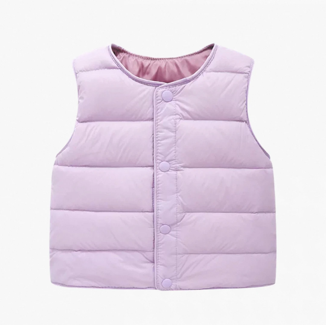 E11 婴儿童上衣服宝宝羽绒秋冬马甲外穿保暖轻薄