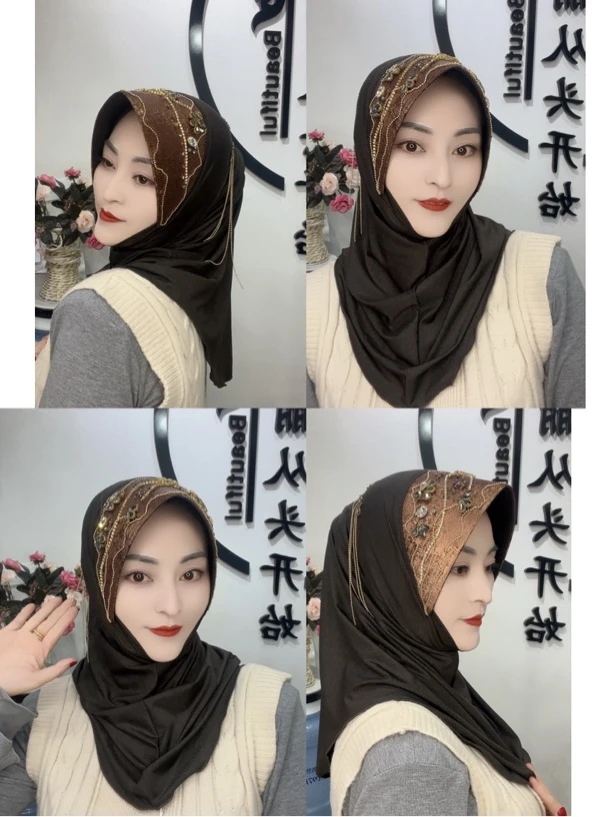 新品高端精致铜链硬帽檐