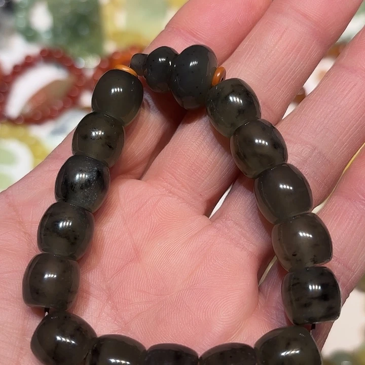 蛇纹石玉未镶嵌手串