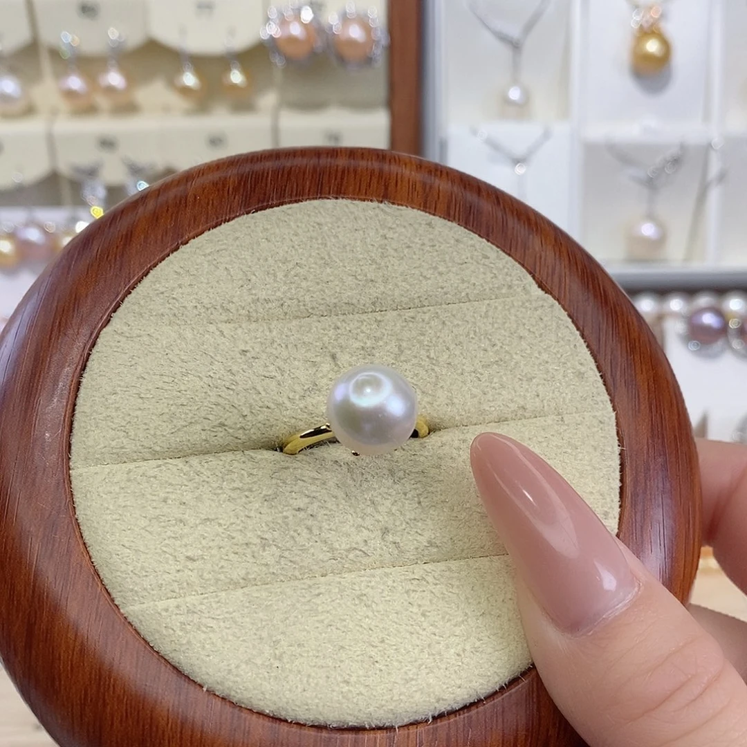 戒指合金淡水珍珠F