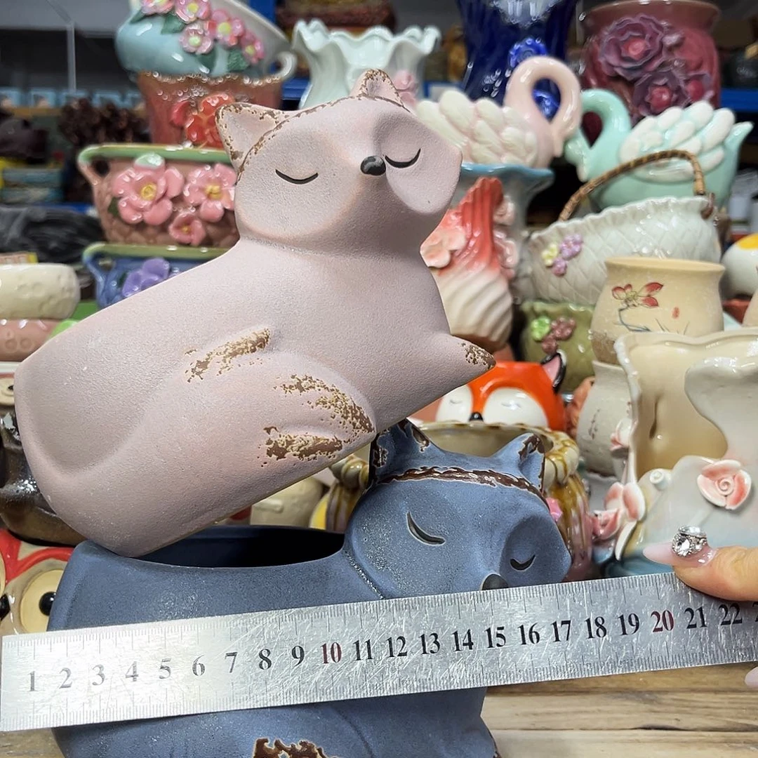 陶瓷花盆特价上新口9微瑕