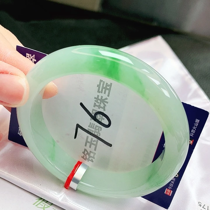翡翠未镶嵌手镯缅甸天然a货翡翠手镯