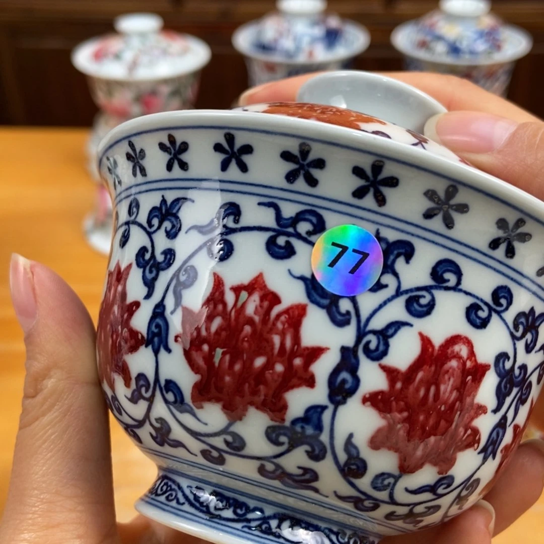 手绘现代茶具非古董