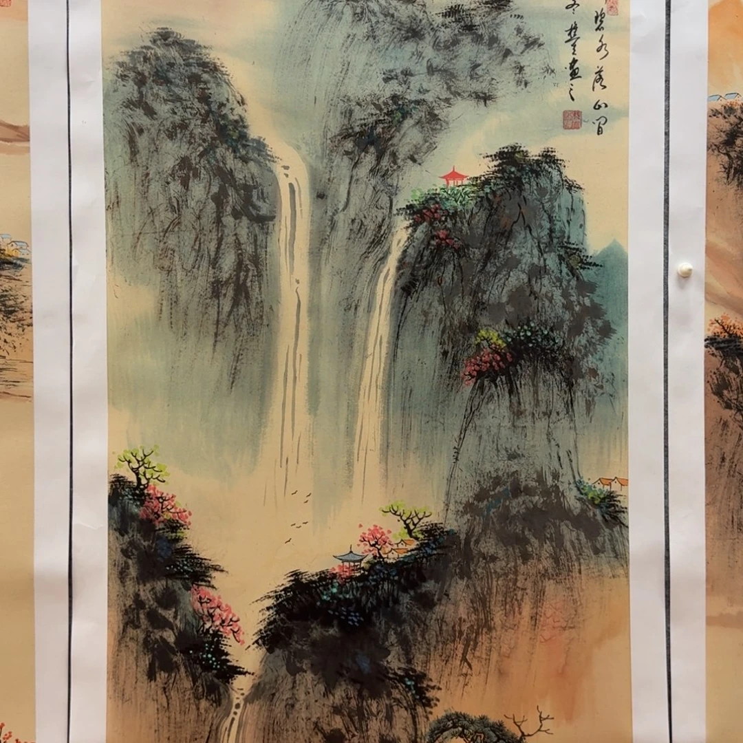 国画刘儒樵四尺山水