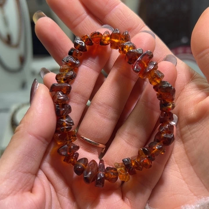 琥珀未镶嵌裸石抚顺琥珀随形