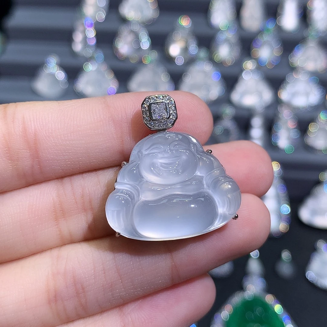 吊坠(不含链)银S925镶嵌石英质玉
