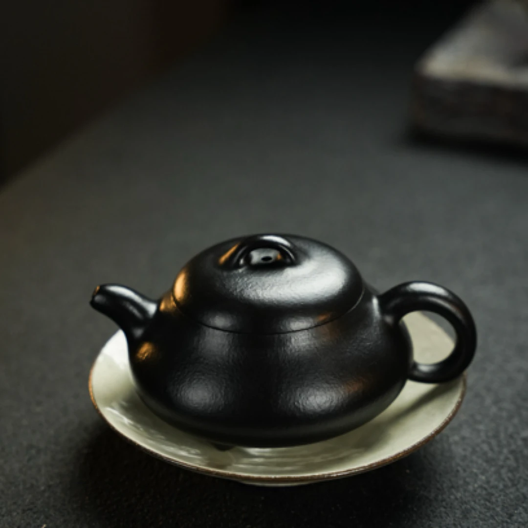 汉棠瓢·全手工·280cc 原矿朱泥料捂灰