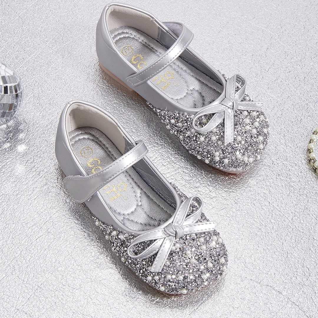 【爱莎系列】女童公主鞋2025新款中小童小女孩不规则小女孩公主鞋