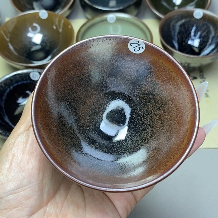 茶盏建窑建盏柴烧主人杯