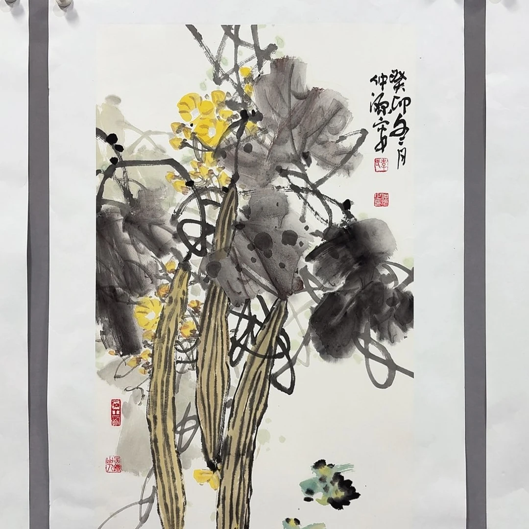 国画亲笔手绘放心去藏