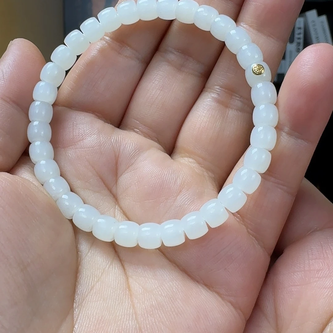 手链18K金镶嵌和田玉Z*ʲ