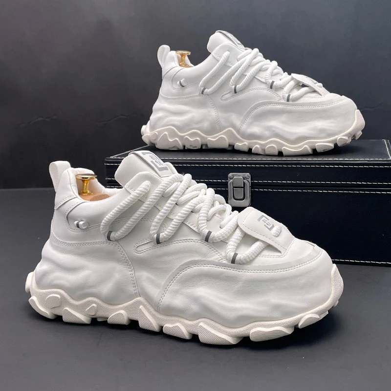 Louis Fordea/路易弗狄老爹鞋男款透气轻奢男鞋夏季潮流休闲鞋