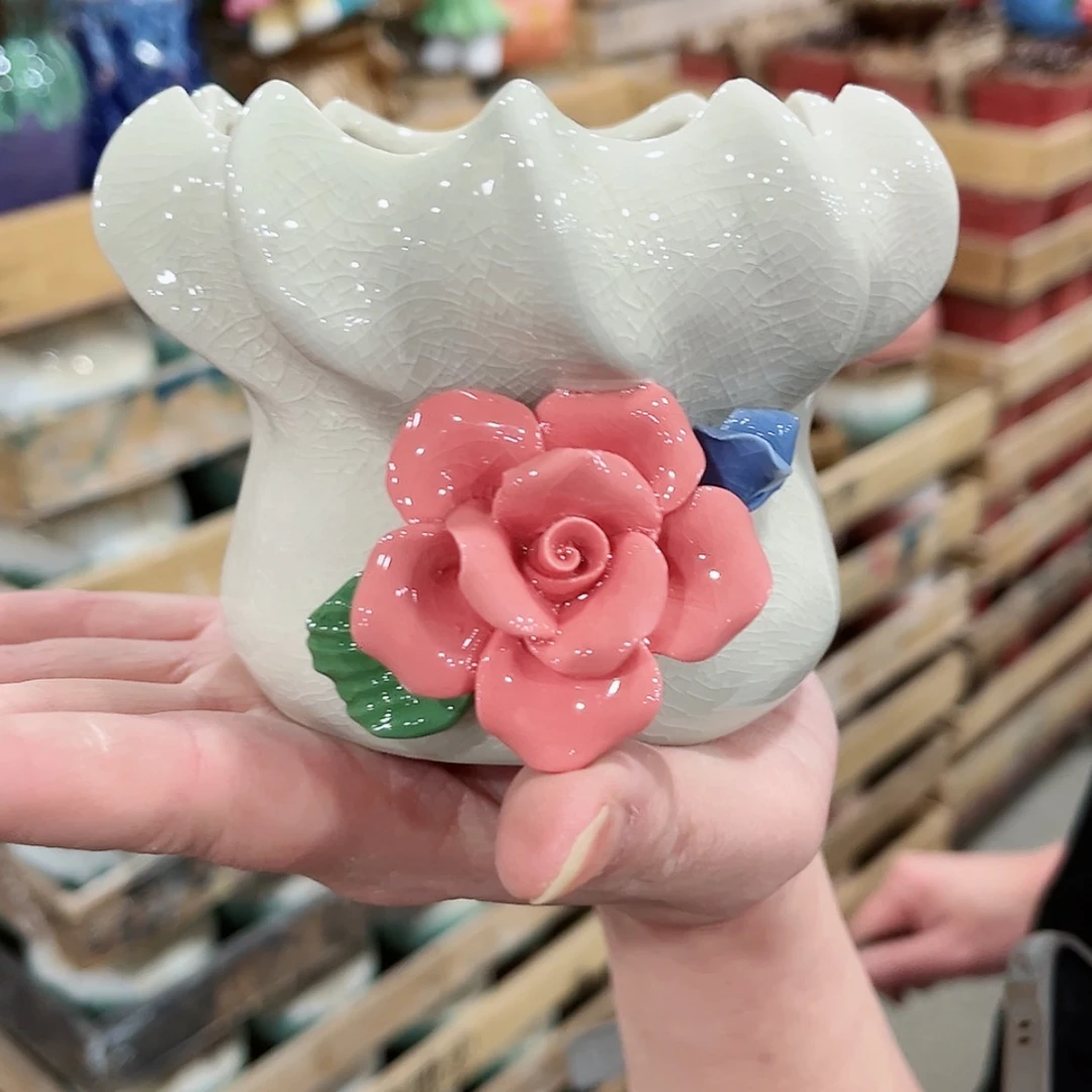 【闪购商品】陶瓷陶瓷多肉植物花盆