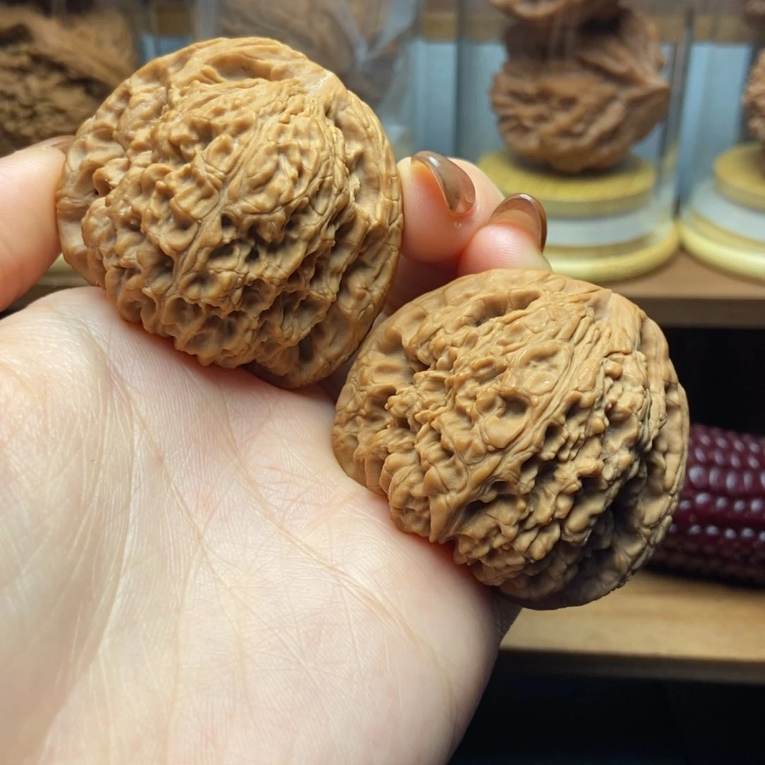 吊坠文玩核桃44全品南疆石