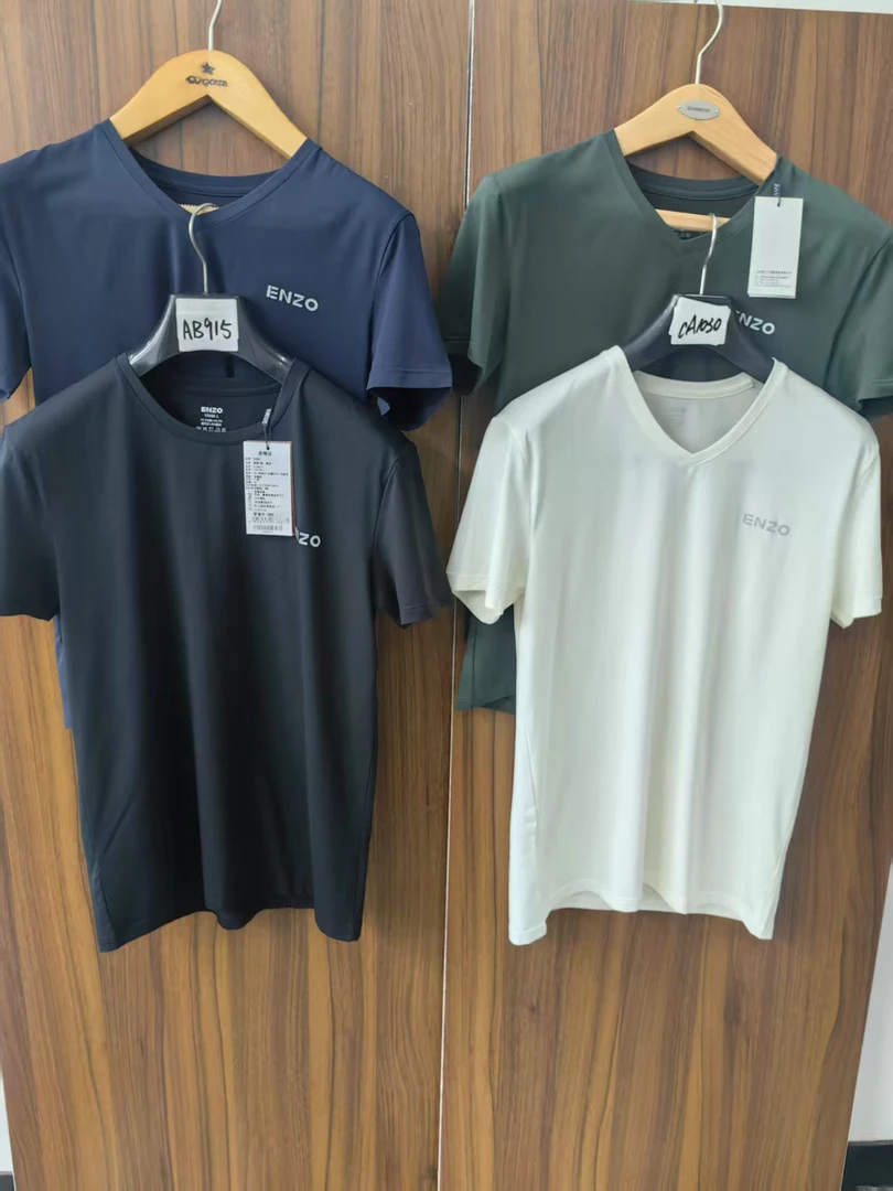 小周整理的一批男士休闲棉莫代尔氨居家休闲短袖T恤