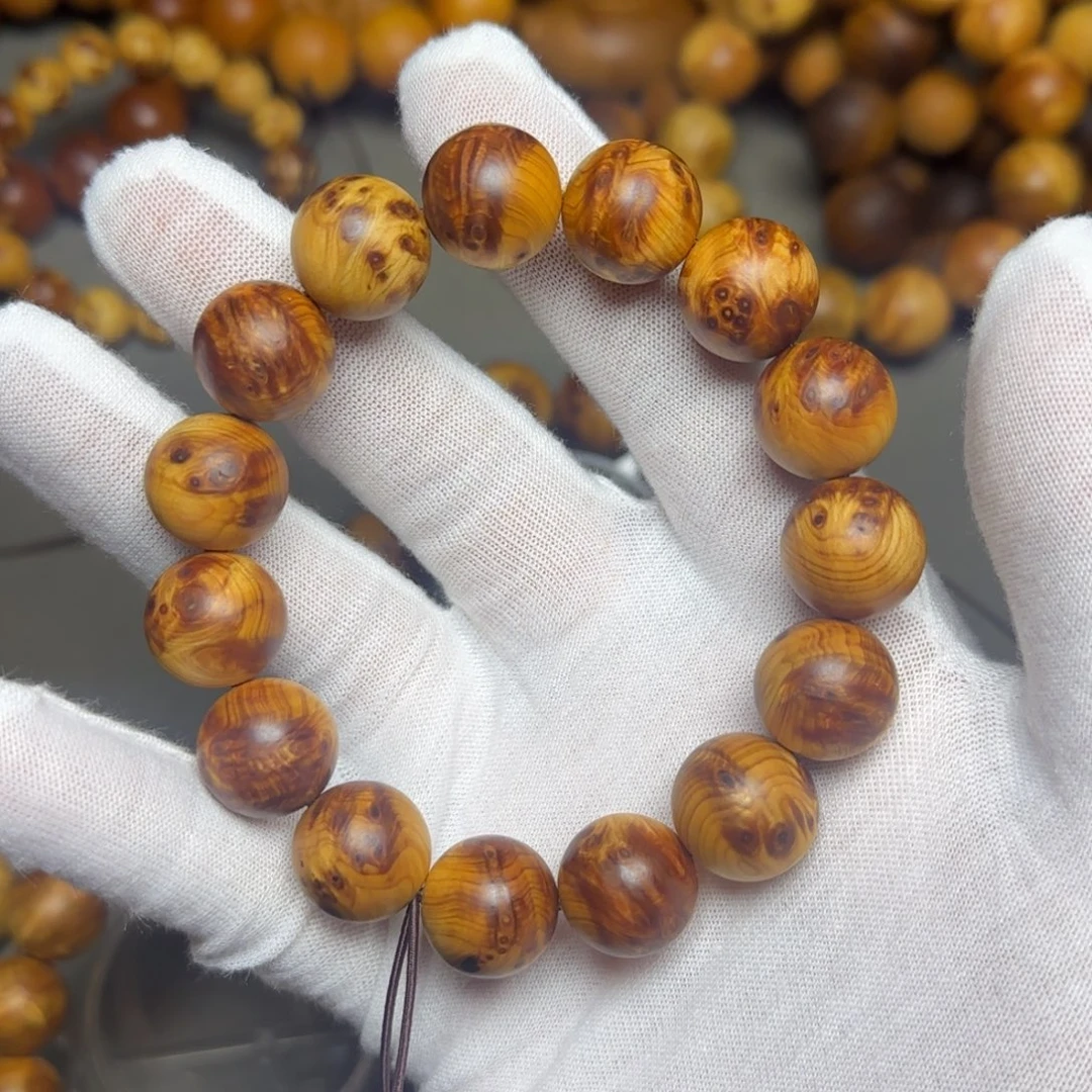 手串/手链柏木（崖柏）瘤疤火焰纹