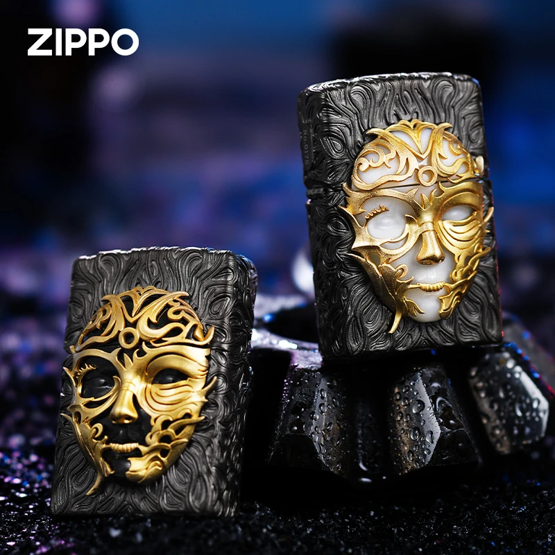 ZIPPO/之宝打火机【涅槃之面】复古个性防风原装男士送礼TCJ1H1X1