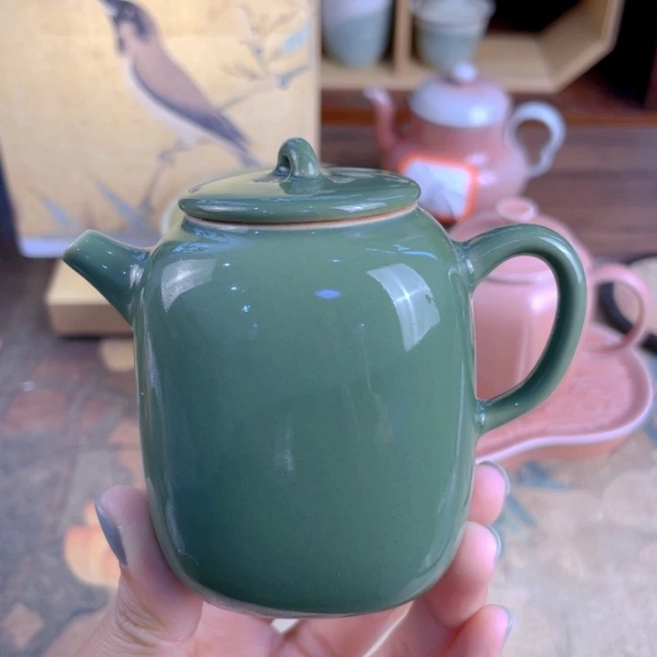 瑕有方壶朗窑绿有瑕疵介意慎拍
