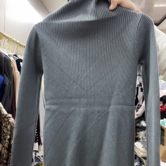 灰色高领毛衣打底衫福利特价