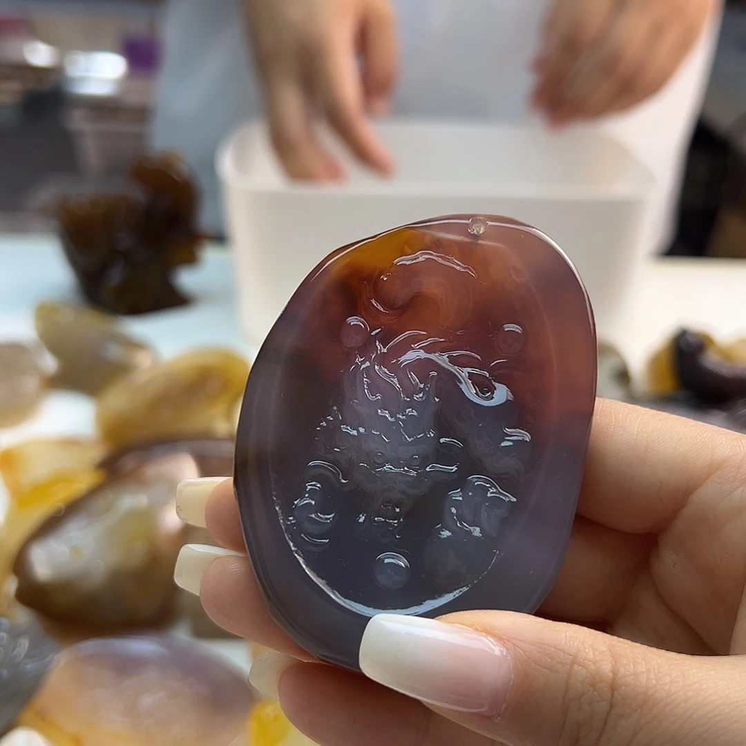 玛瑙/玉髓未镶嵌颈饰